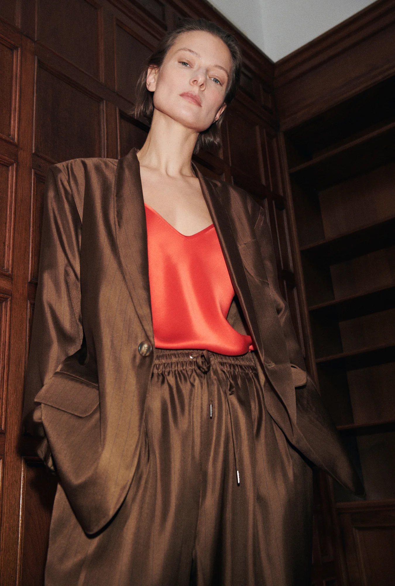 Bias Cut Cami Geranium - Image 5