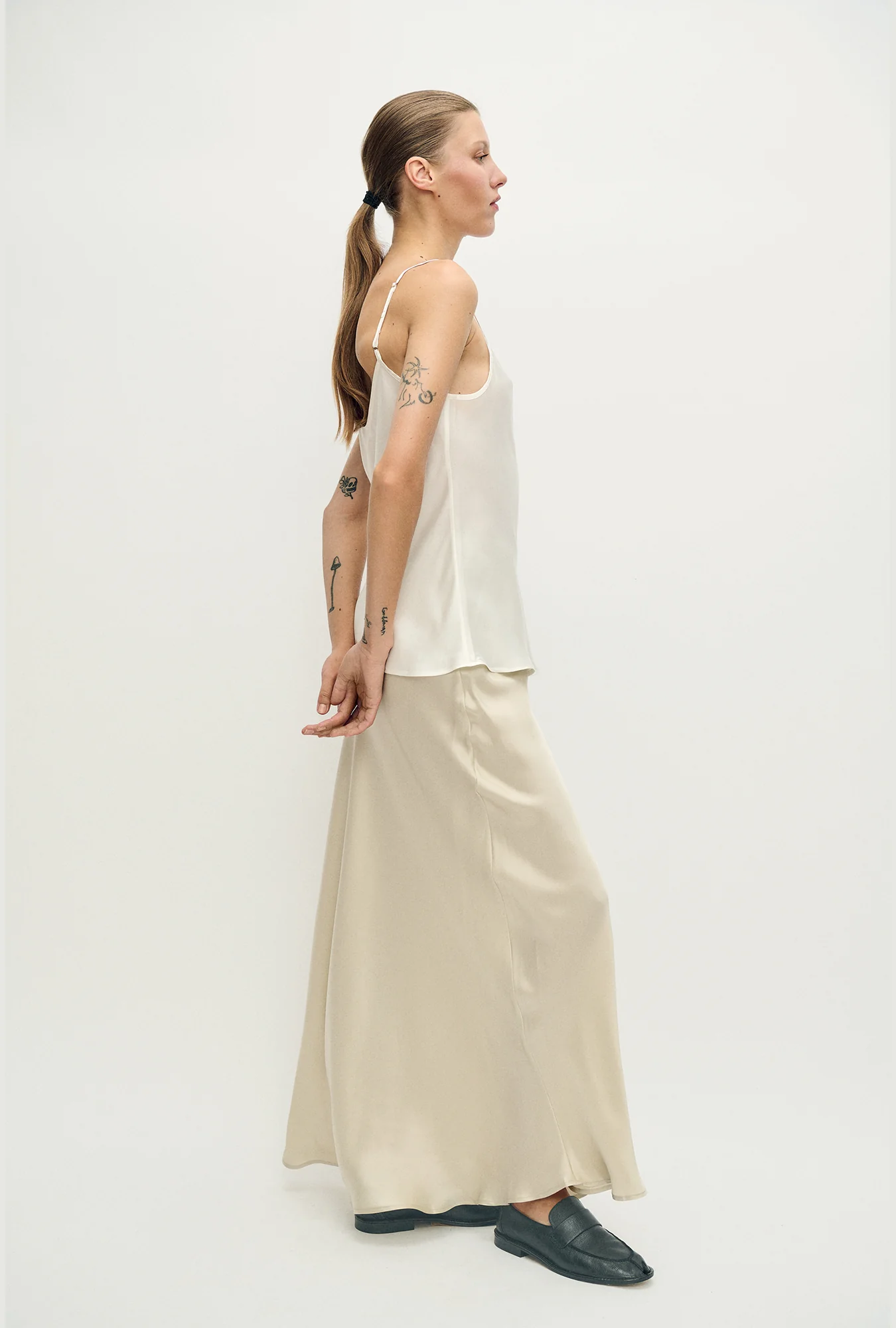 Bias Cut Cami White - Image 4