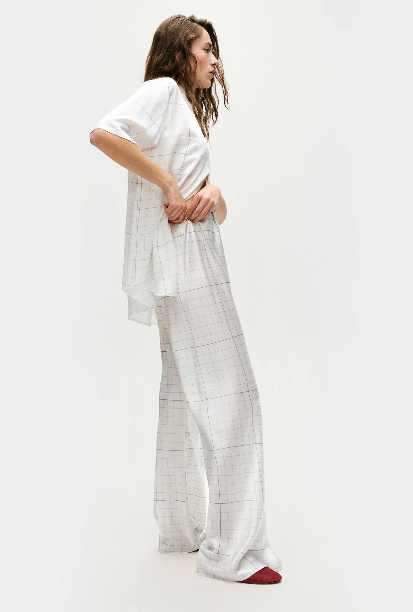 Bias Cut Pants Grid - Image 3
