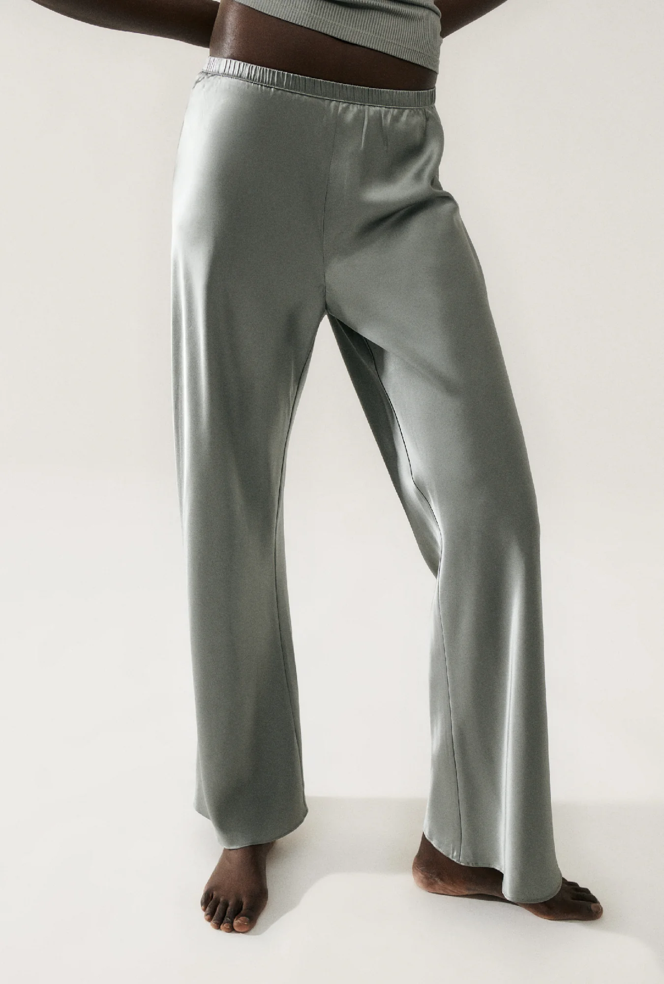 Bias Cut Pants Moon - Image 5