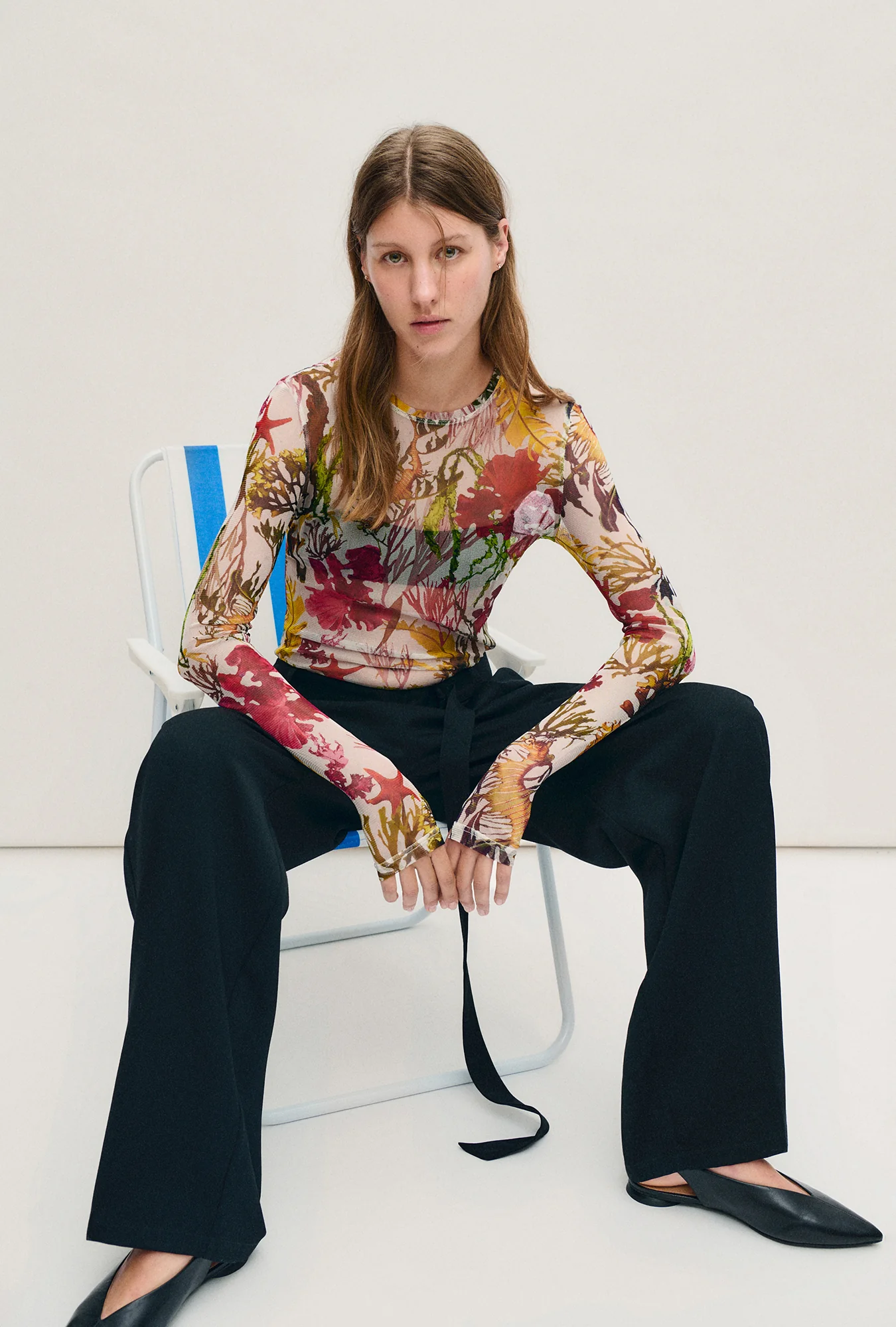 Mesh Long Sleeve Top Planktonic - Image 4