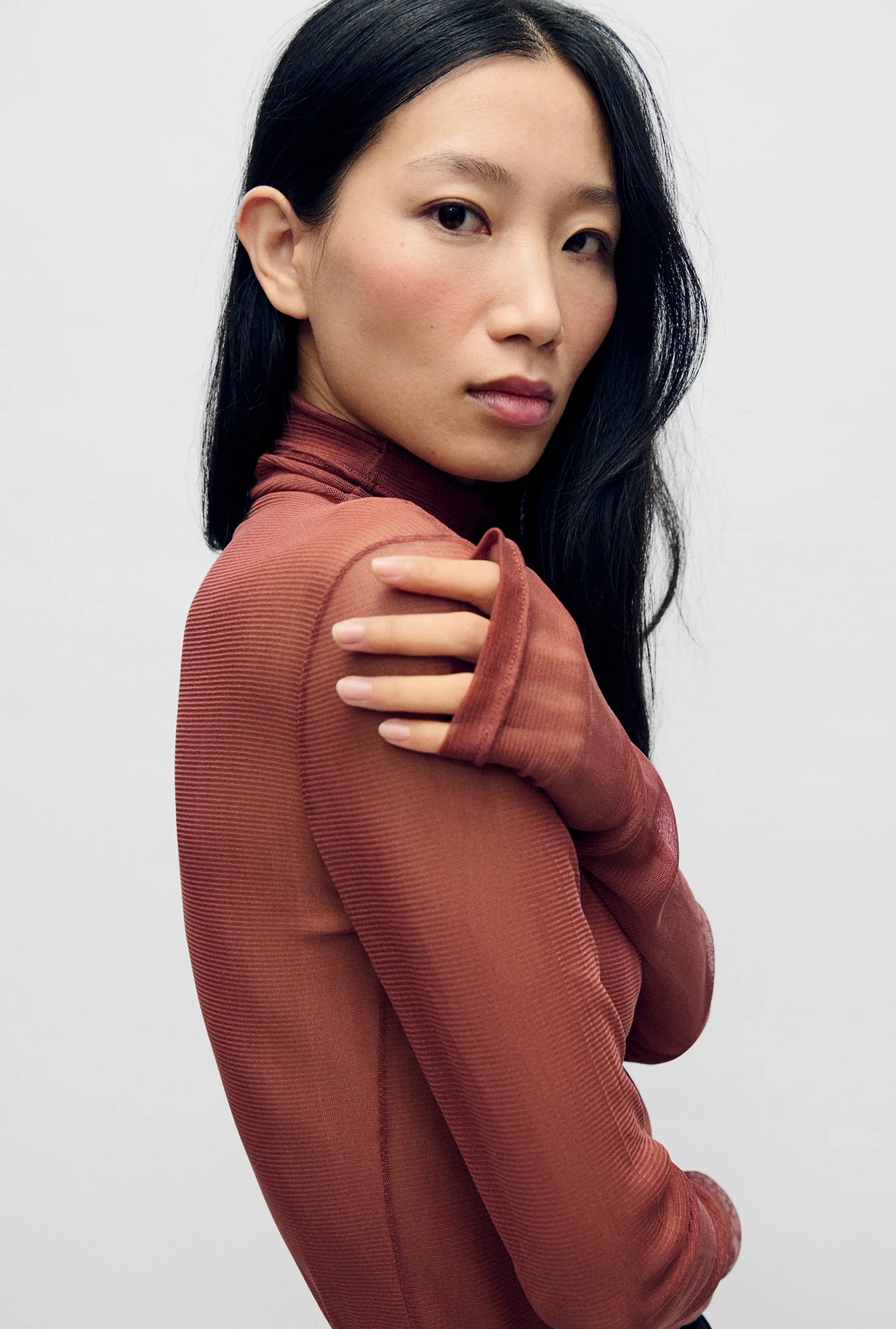 Mesh Turtleneck Canyon - Image 3