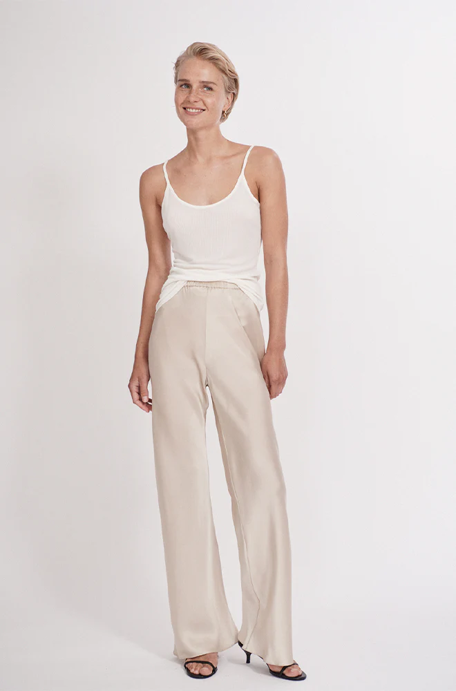 Ribbed Cami White - Image 5