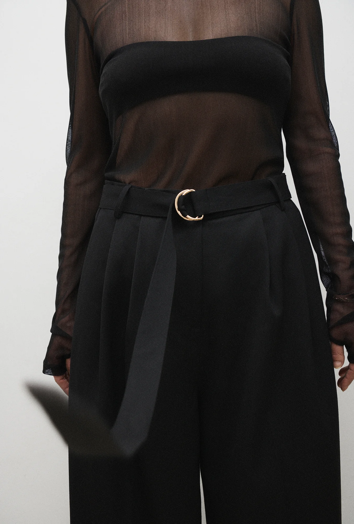 Wool Trouser Black - Image 3