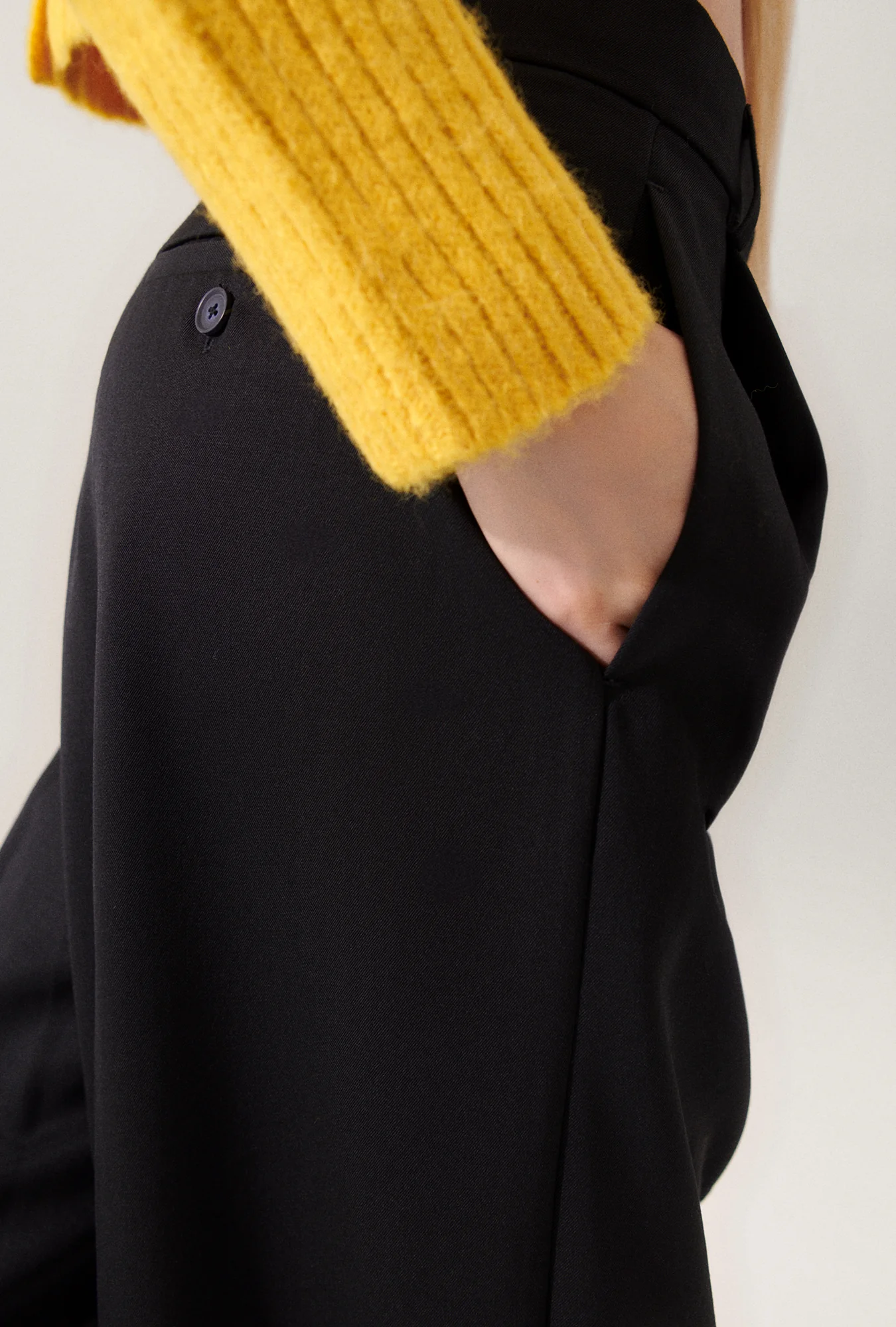 Wool Trouser Black - Image 9